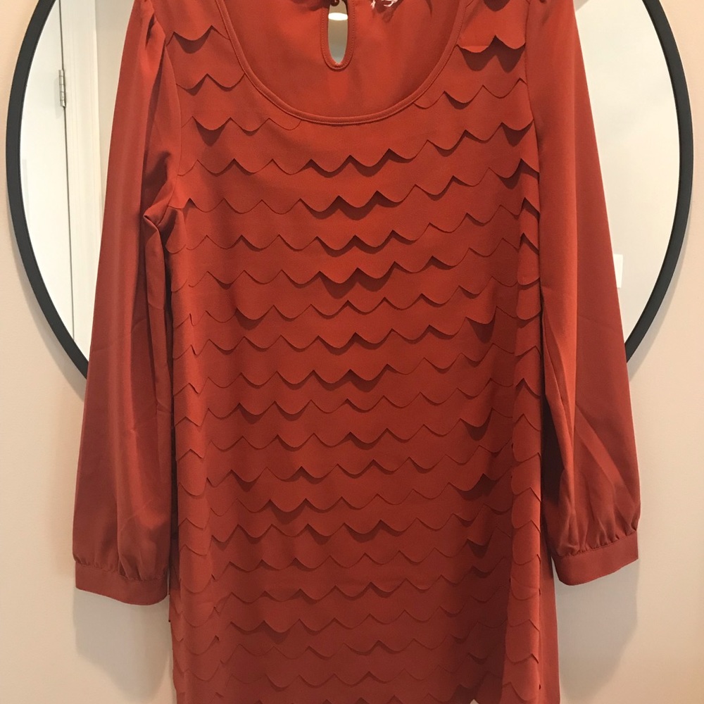 Burnt Orange Boutique Dress